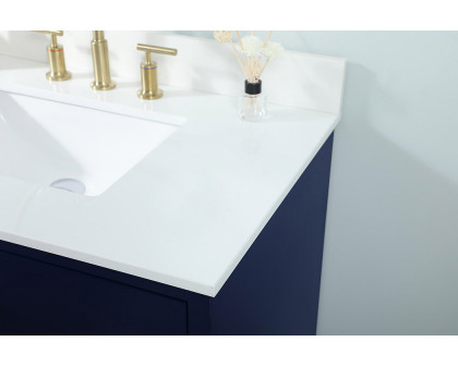 Elegant Bathroom Vanity - Blue (VF41036MBL-BS)