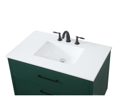 Elegant Bathroom Vanity - Green (VF41036MGN)