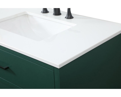 Elegant Bathroom Vanity - Green (VF41036MGN)