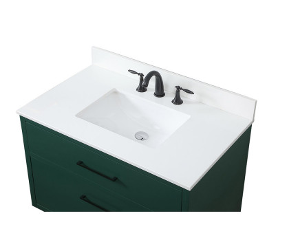 Elegant Bathroom Vanity - Green (VF41036MGN-BS)