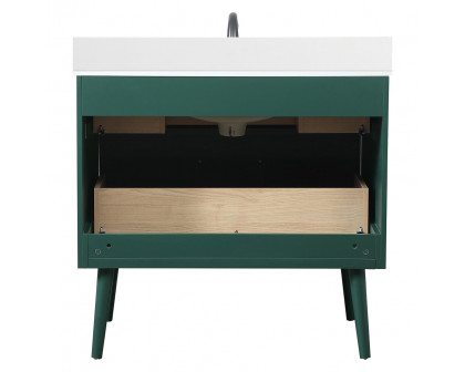 Elegant Bathroom Vanity - Green (VF41036MGN-BS)