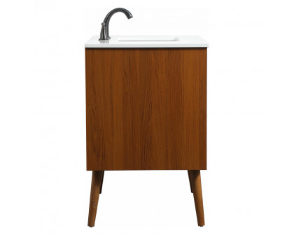 Elegant Bathroom Vanity - Teak (VF41036MTK)