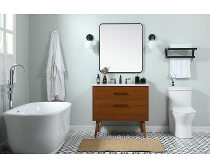 Elegant Bathroom Vanity - Teak (VF41036MTK)