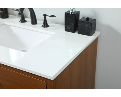 Elegant Bathroom Vanity - Teak (VF41036MTK)