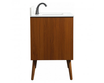 Elegant Bathroom Vanity - Teak (VF41036MTK-BS)