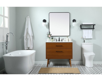 Elegant Bathroom Vanity - Teak (VF41036MTK-BS)