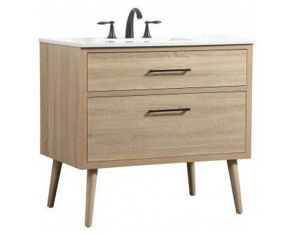 Elegant Bathroom Vanity - Mango Wood (VF41036MW)