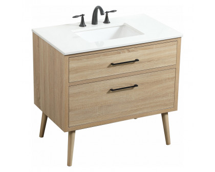 Elegant Bathroom Vanity - Mango Wood (VF41036MW)