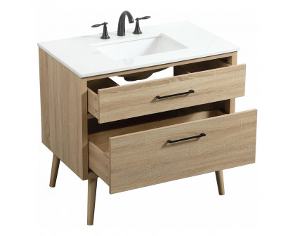 Elegant Bathroom Vanity - Mango Wood (VF41036MW)