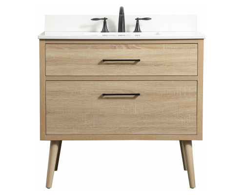 Elegant Bathroom Vanity - Mango Wood (VF41036MW-BS)