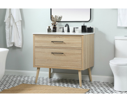 Elegant Bathroom Vanity - Mango Wood (VF41036MW-BS)