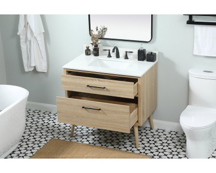 Elegant Bathroom Vanity - Mango Wood (VF41036MW-BS)