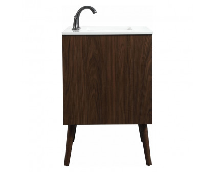 Elegant Bathroom Vanity - Walnut (VF41036MWT)