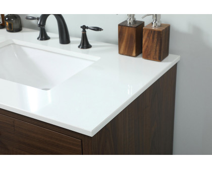 Elegant Bathroom Vanity - Walnut (VF41036MWT)