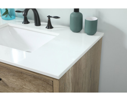 Elegant Bathroom Vanity - Natural Oak (VF41036NT)