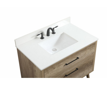 Elegant Bathroom Vanity - Natural Oak (VF41036NT-BS)