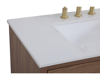 Elegant Bathroom Vanity - Walnut Brown (VF41036WB)