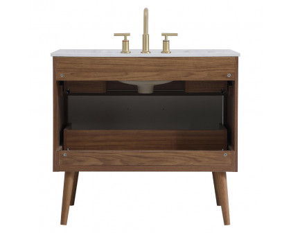 Elegant Bathroom Vanity - White (VF41036WH)