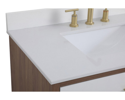 Elegant Bathroom Vanity - White (VF41036WH-BS)