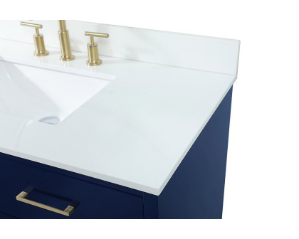 Elegant Bathroom Vanity - Blue (VF41042MBL-BS)