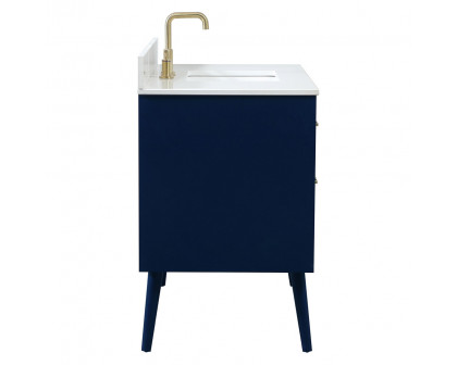 Elegant Bathroom Vanity - Blue (VF41042MBL-BS)