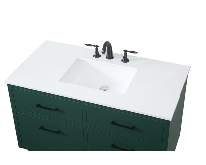 Elegant Bathroom Vanity - Green (VF41042MGN)