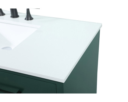 Elegant Bathroom Vanity - Green (VF41042MGN)