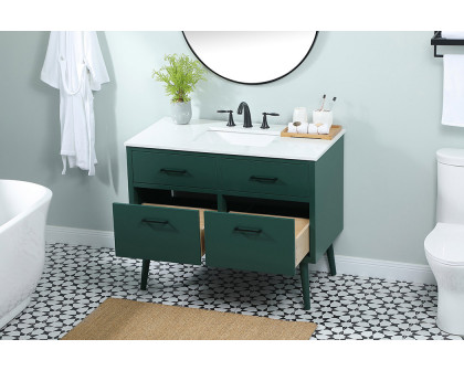 Elegant Bathroom Vanity - Green (VF41042MGN)