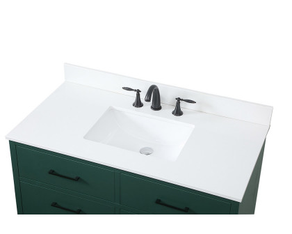 Elegant Bathroom Vanity - Green (VF41042MGN-BS)