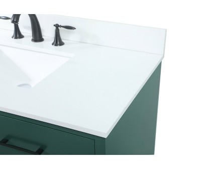 Elegant Bathroom Vanity - Green (VF41042MGN-BS)