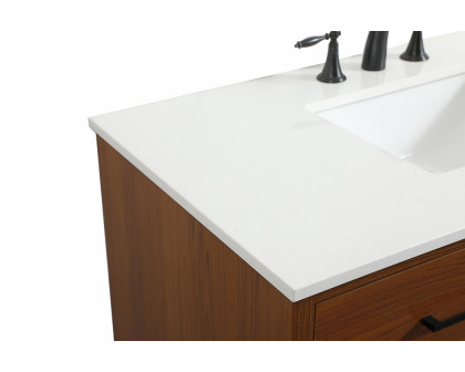 Elegant Bathroom Vanity - Teak (VF41042MTK)