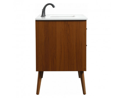 Elegant Bathroom Vanity - Teak (VF41042MTK)