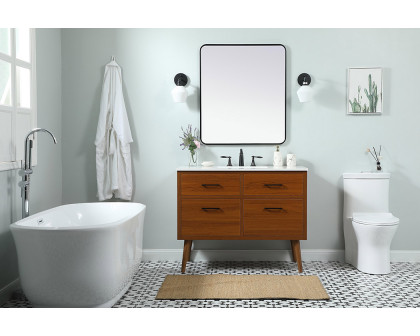 Elegant Bathroom Vanity - Teak (VF41042MTK)