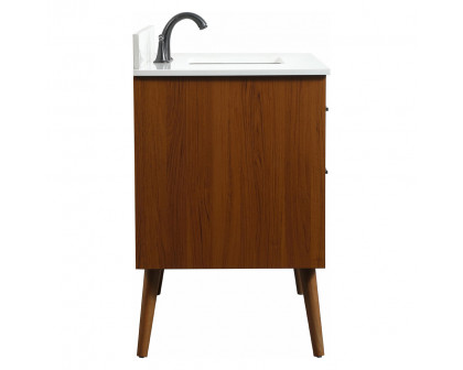 Elegant Bathroom Vanity - Teak (VF41042MTK-BS)