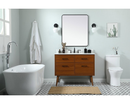 Elegant Bathroom Vanity - Teak (VF41042MTK-BS)