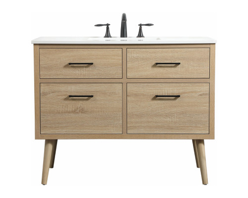 Elegant Bathroom Vanity - Mango Wood (VF41042MW)