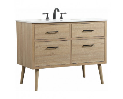 Elegant Bathroom Vanity - Mango Wood (VF41042MW)