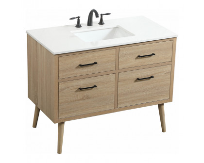 Elegant Bathroom Vanity - Mango Wood (VF41042MW)