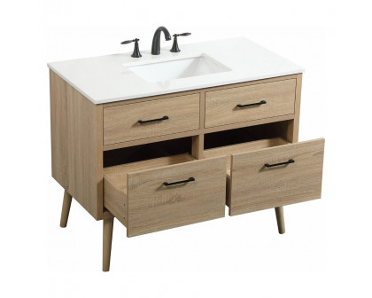 Elegant Bathroom Vanity - Mango Wood (VF41042MW)