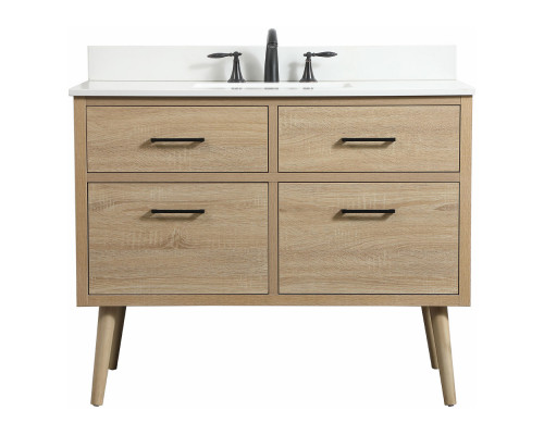 Elegant Bathroom Vanity - Mango Wood (VF41042MW-BS)