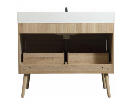 Elegant Bathroom Vanity - Mango Wood (VF41042MW-BS)