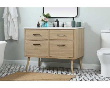 Elegant Bathroom Vanity - Mango Wood (VF41042MW-BS)