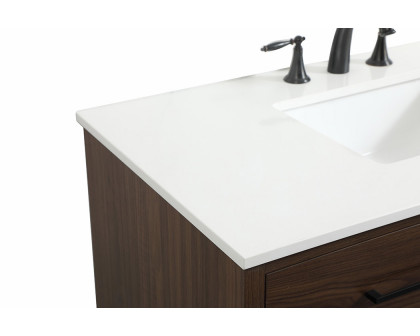 Elegant Bathroom Vanity - Walnut (VF41042MWT)