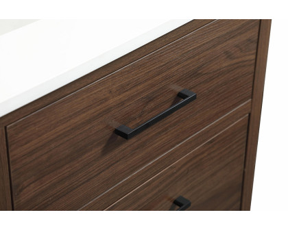 Elegant Bathroom Vanity - Walnut (VF41042MWT)