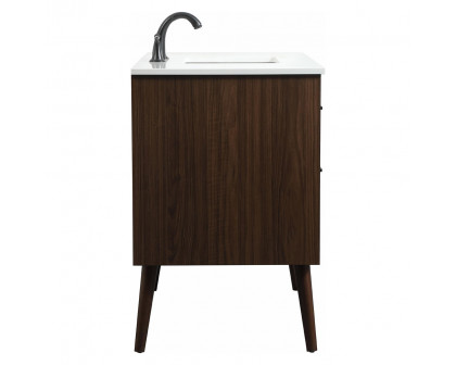 Elegant Bathroom Vanity - Walnut (VF41042MWT)