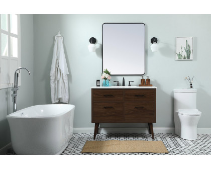 Elegant Bathroom Vanity - Walnut (VF41042MWT)