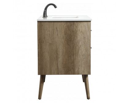 Elegant Bathroom Vanity - Natural Oak (VF41042NT)