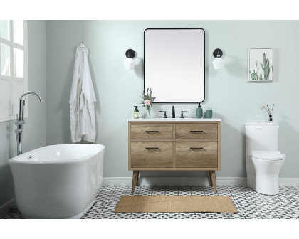 Elegant Bathroom Vanity - Natural Oak (VF41042NT)