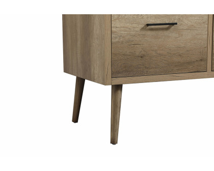 Elegant Bathroom Vanity - Natural Oak (VF41042NT-BS)