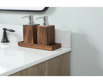 Elegant Bathroom Vanity - Natural Oak (VF41042NT-BS)